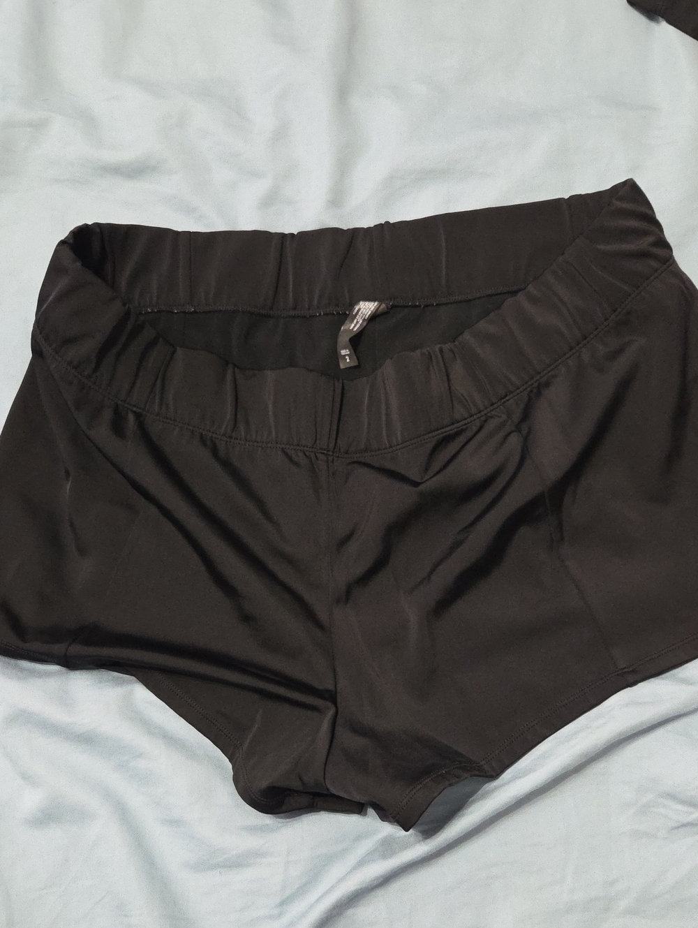 Torrid Black Elastic Waist Athletic Shorts